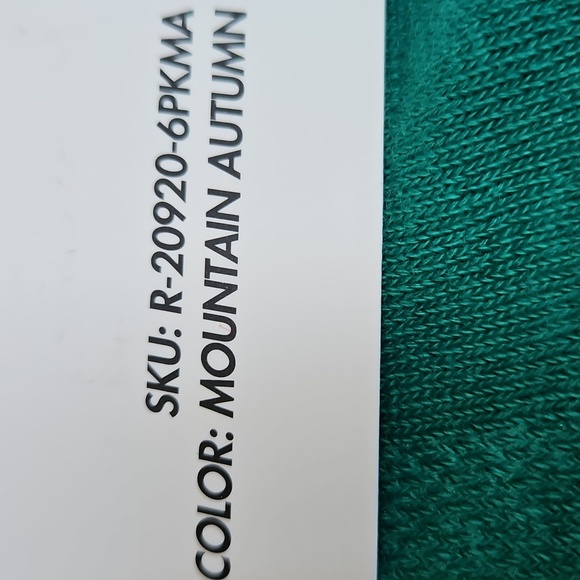 Basix By ODD Sox 6 Pair Crew Sox In Mountain Autumn COLORS Sz.8-12 - Picture 7 of 7